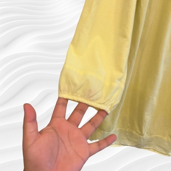 Anthropologie Benandlucia Yellow Prairie Long Sleeve Top Size Small - Picture 7 of 7